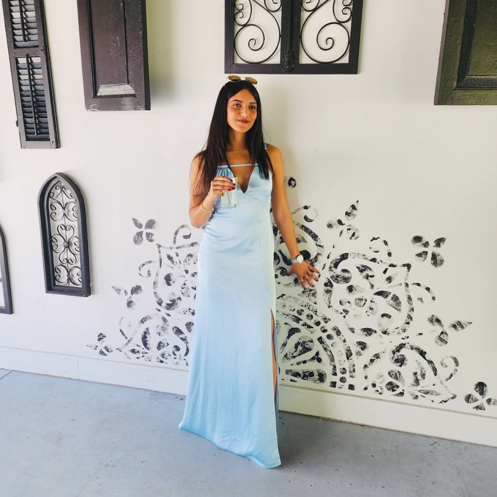 BP Light Blue Maxi Dress